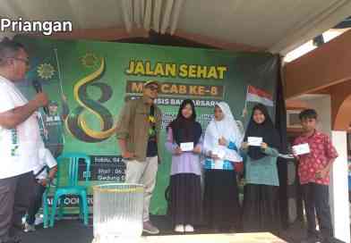 Jelang Muscab ke-8, PC Persis Banjarsari Gelar Jalan Sehat