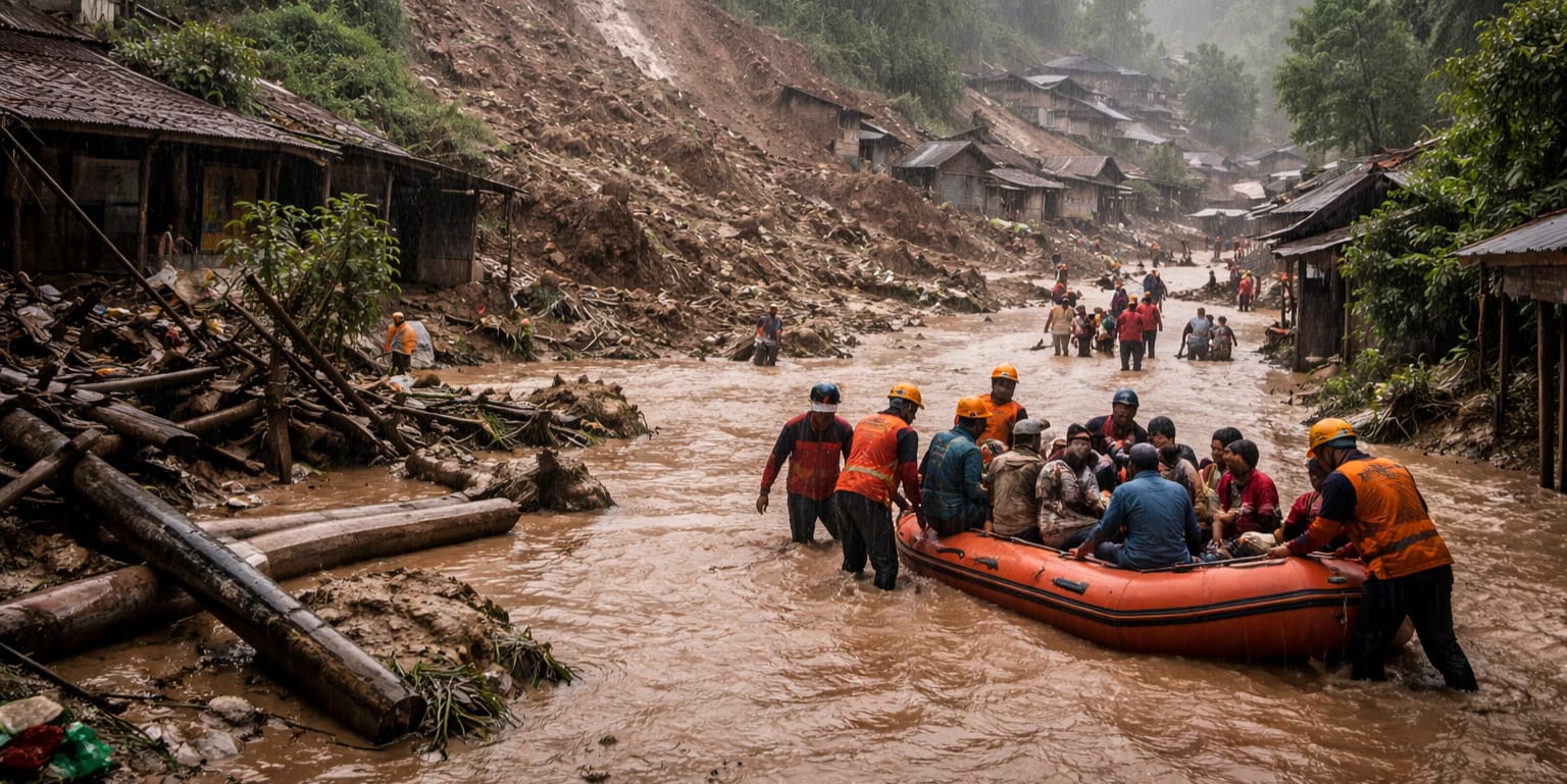 Cuaca Ekstrem Picu Banjir dan Longsor di Indonesia